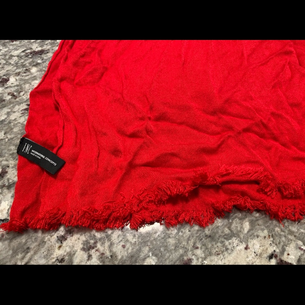 INC Red Scarf